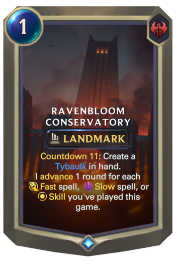 Ravenbloom Conservatory Card
