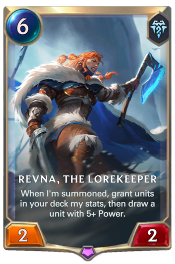 Revna, the Lorekeeper Card
