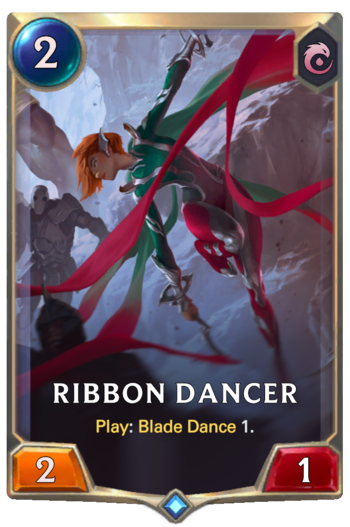 Ribbon Dancer Card