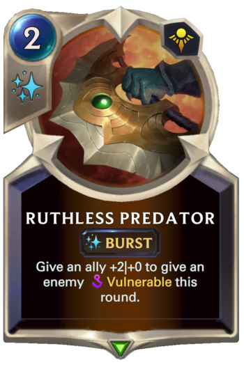 Ruthless Predator Card