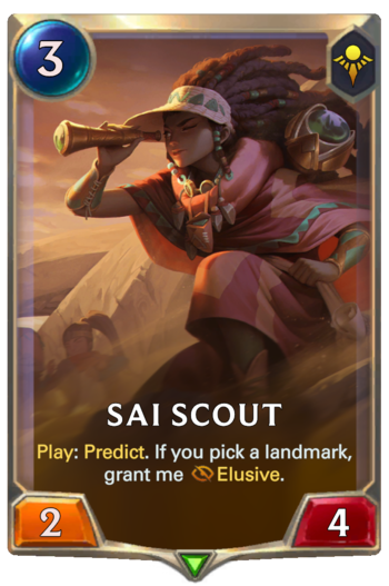 Sai Scout Card