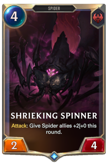 Shrieking Spinner Card