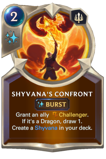 Shyvana's Confront Card