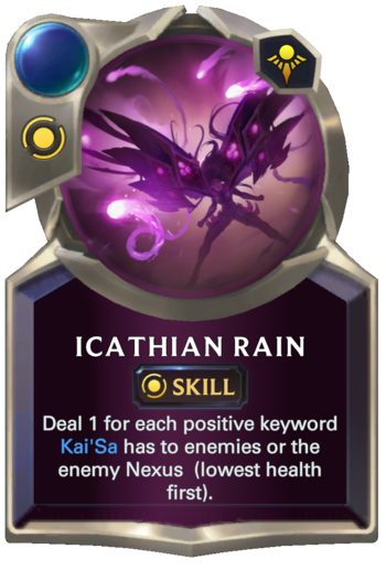 Skill: Icathian Rain Card