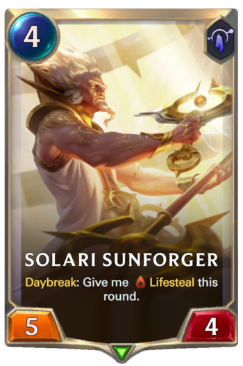 Solari Sunforger Card