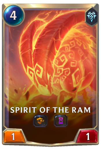 Spirit of the Ram Card