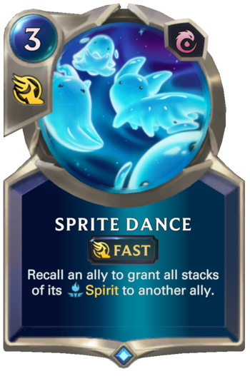 Sprite Dance Card