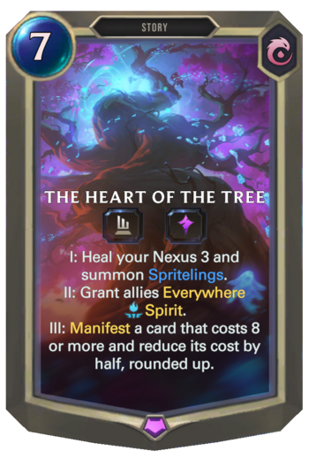 The Heart of the Tree Card