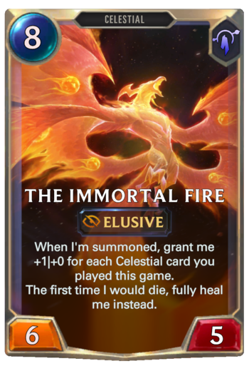 The Immortal Fire Card