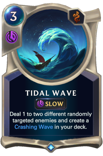 Tidal Wave Card