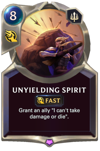 Unyielding Spirit Card
