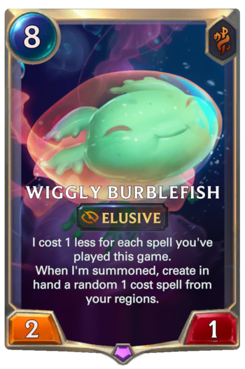 Wiggly Burblefish Card