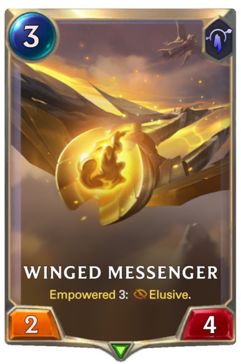 Winged Messenger Card