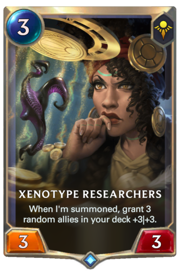 Xenotype Researchers Card