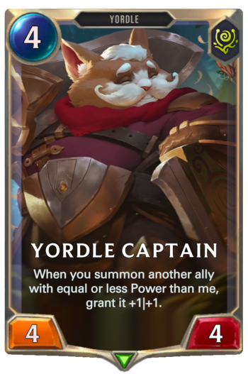 Yordle Captain Card