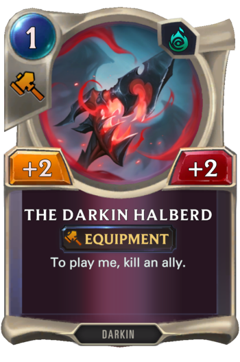 The Darkin Halberd Card