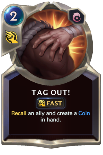 Tag Out! Card