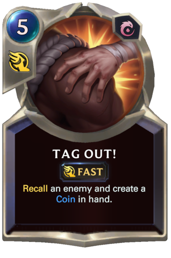 Tag Out! Card