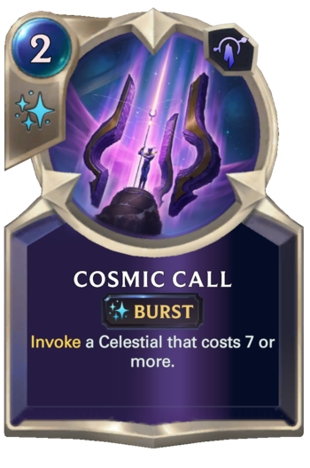 Cosmic Call Card