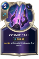 Cosmic Call Card