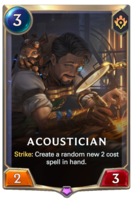 Acoustician Card