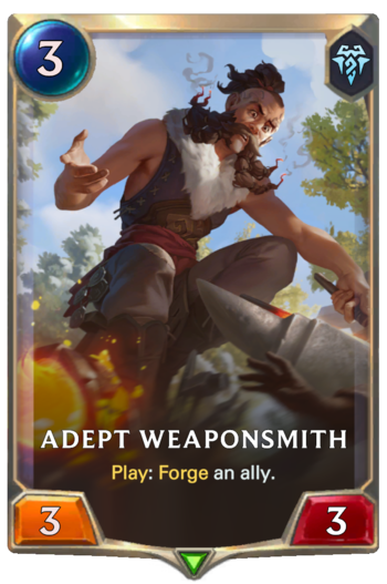 Adept Weaponsmith Card