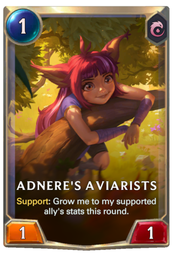 Adnere's Aviarists Card