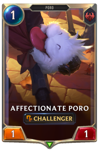 Affectionate Poro Card