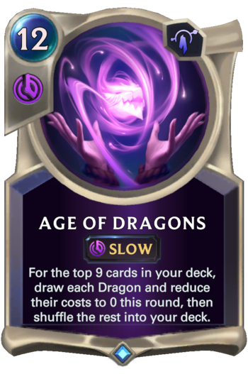 Age of Dragons Card