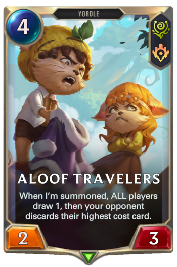 Aloof Travelers Card