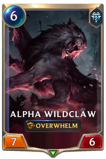 Alpha Wildclaw Card