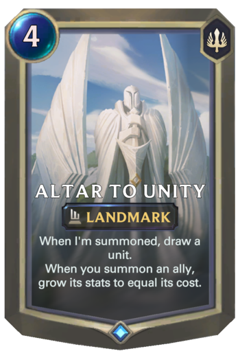 Altar to Unity Card