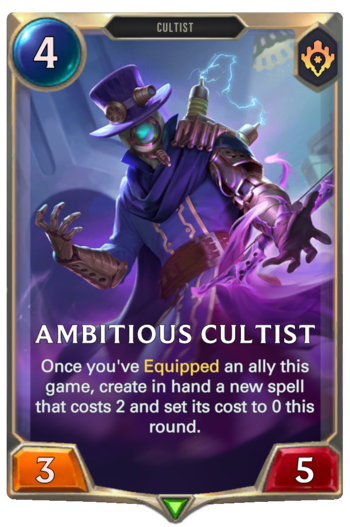 Ambitious Cultist Card