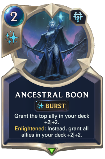 Ancestral Boon Card