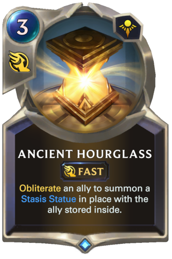 Ancient Hourglass Card