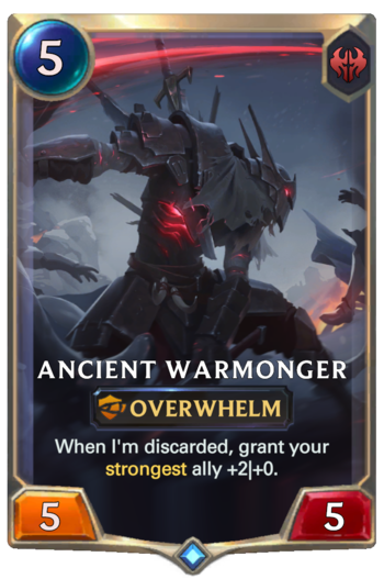 Ancient Warmonger Card