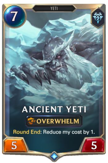 Ancient Yeti Card