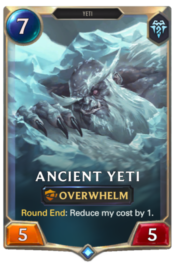 Ancient Yeti Card