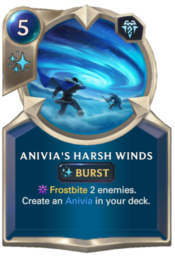 Anivia's Harsh Winds Card