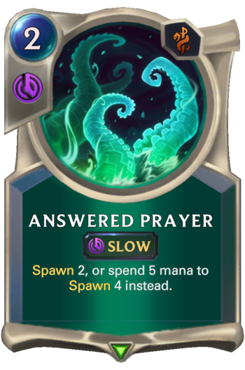 Answered Prayer Card