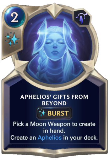 Aphelios' Gifts From Beyond Card