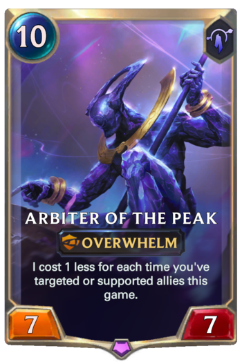 Arbiter of the Peak Card