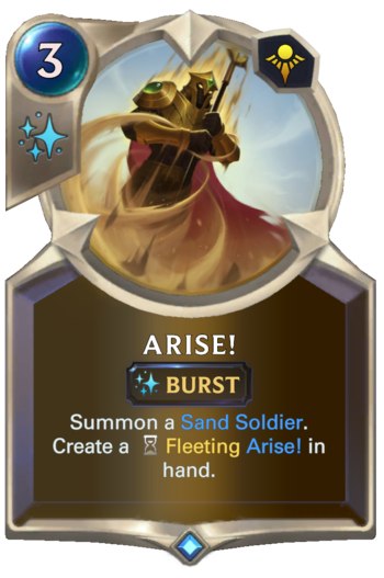 Arise! Card
