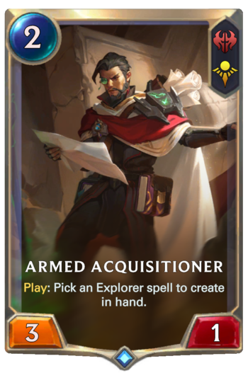 Armed Acquisitioner Card