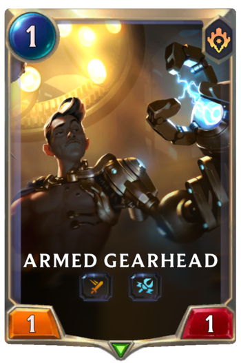 Armed Gearhead Card