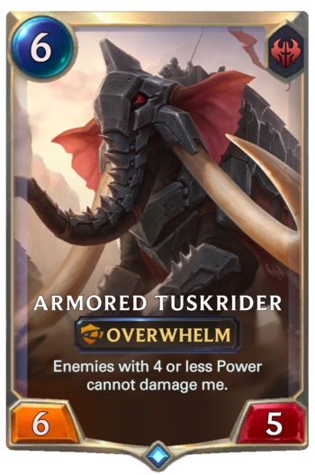 Armored Tuskrider Card