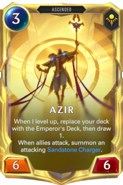 Ascended Azir Card