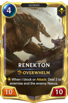 Ascended Renekton Card