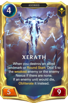Ascended Xerath Card
