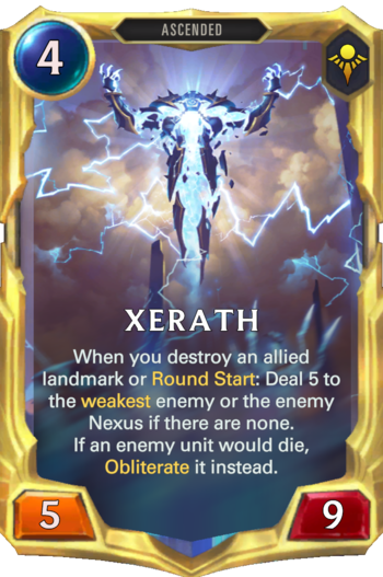 Ascended Xerath Card